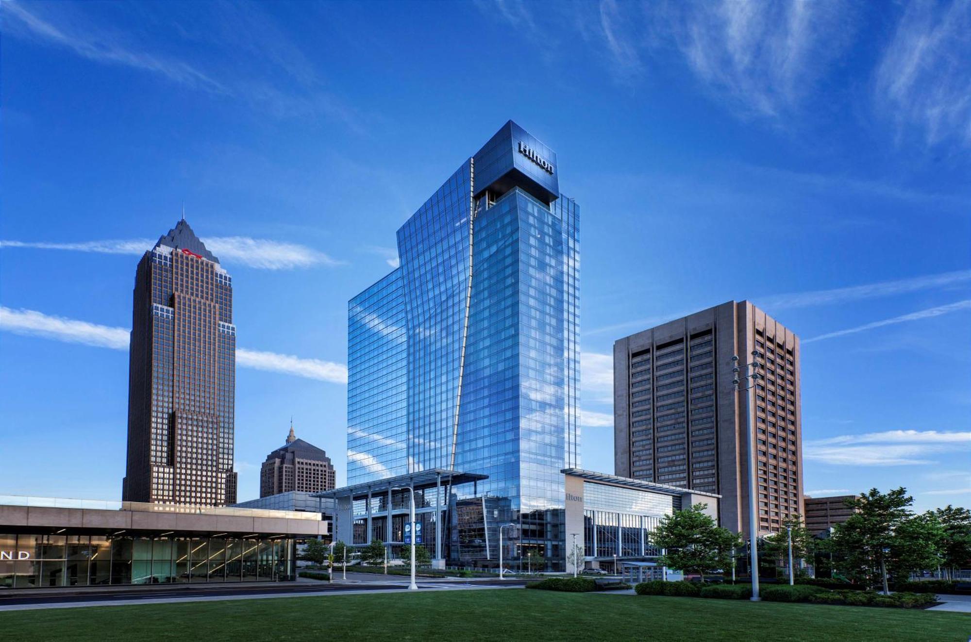 Hilton Cleveland Downtown Hotel Exterior foto